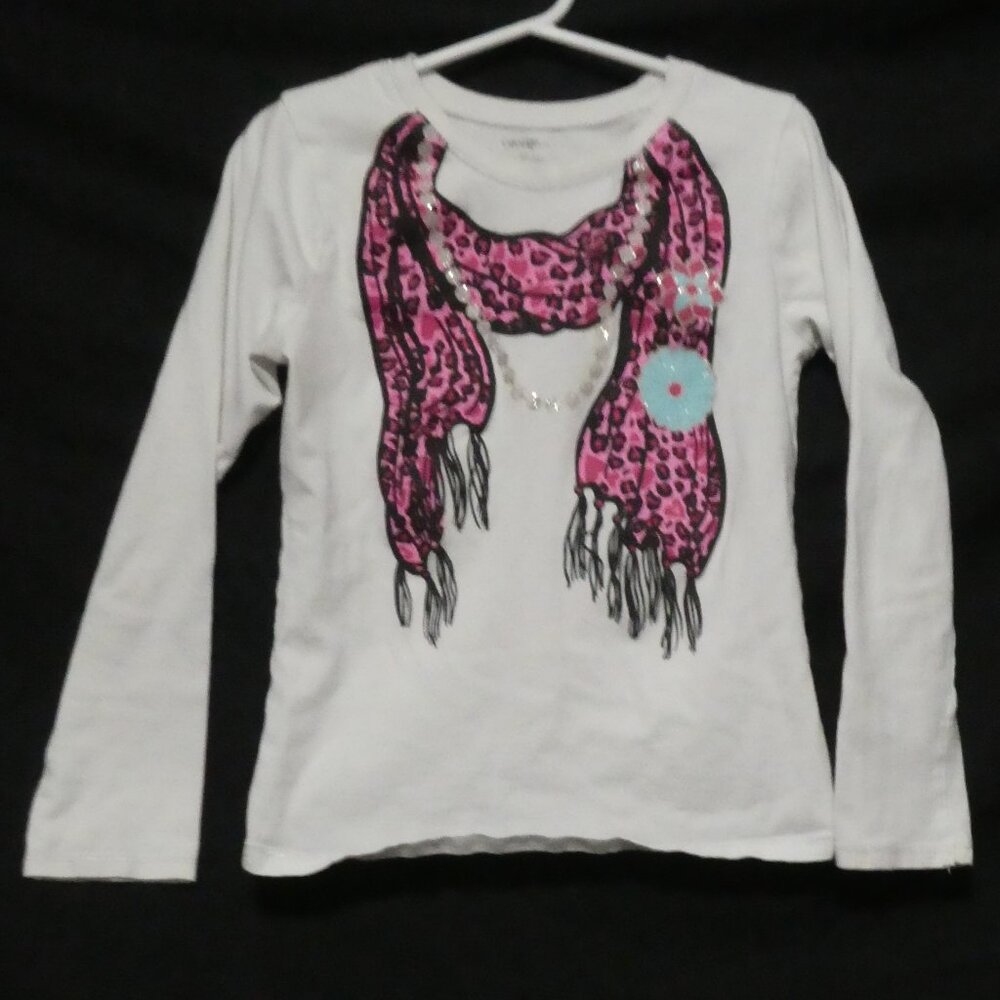 GEORGE | 6x | 100% Cotton | White Long Sleeve Graphic Tee